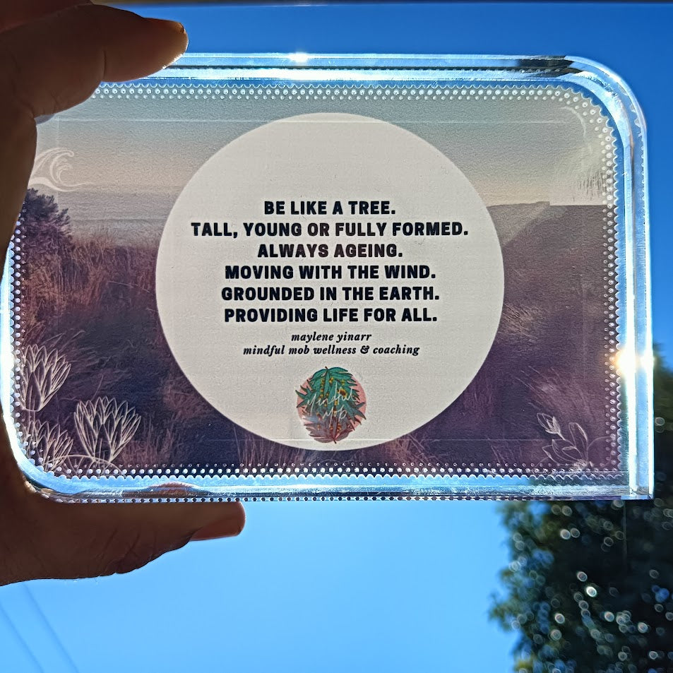 Glass Mindful Mob Affirmation Blocks: New Range